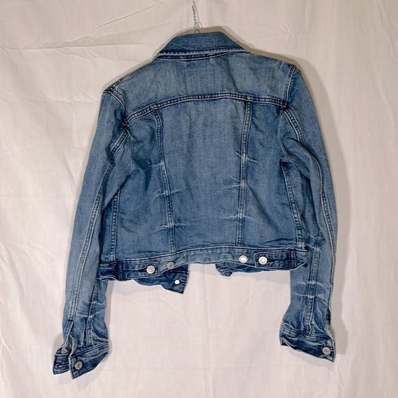 light wash Levi Strauss & Co denim jacket size small - Picture 2 of 5